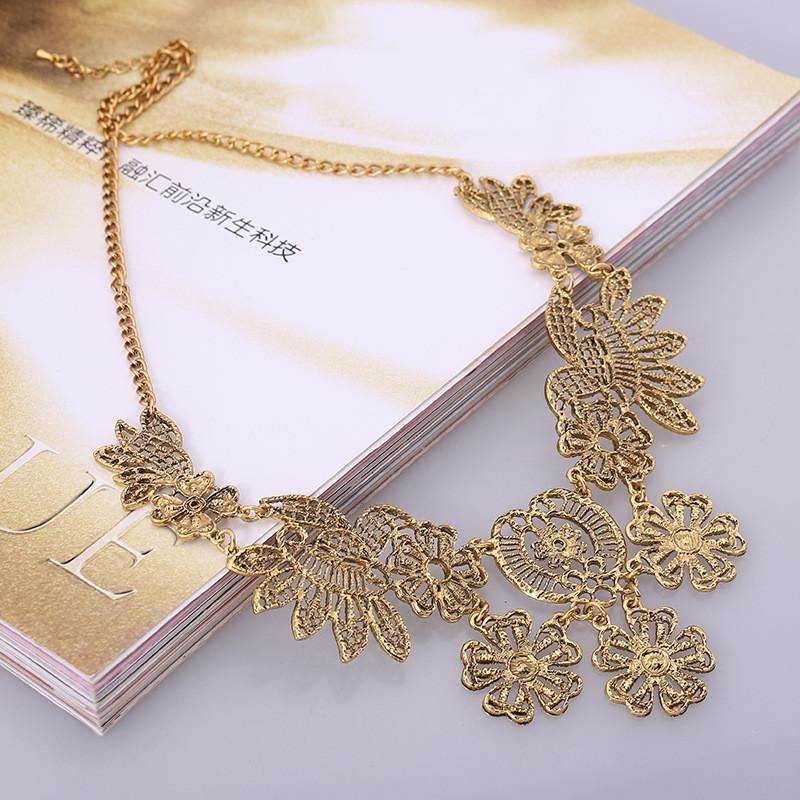 Bohemian Ethnic Talisman Necklace With Zinc Alloy Pendant For Festival Wear