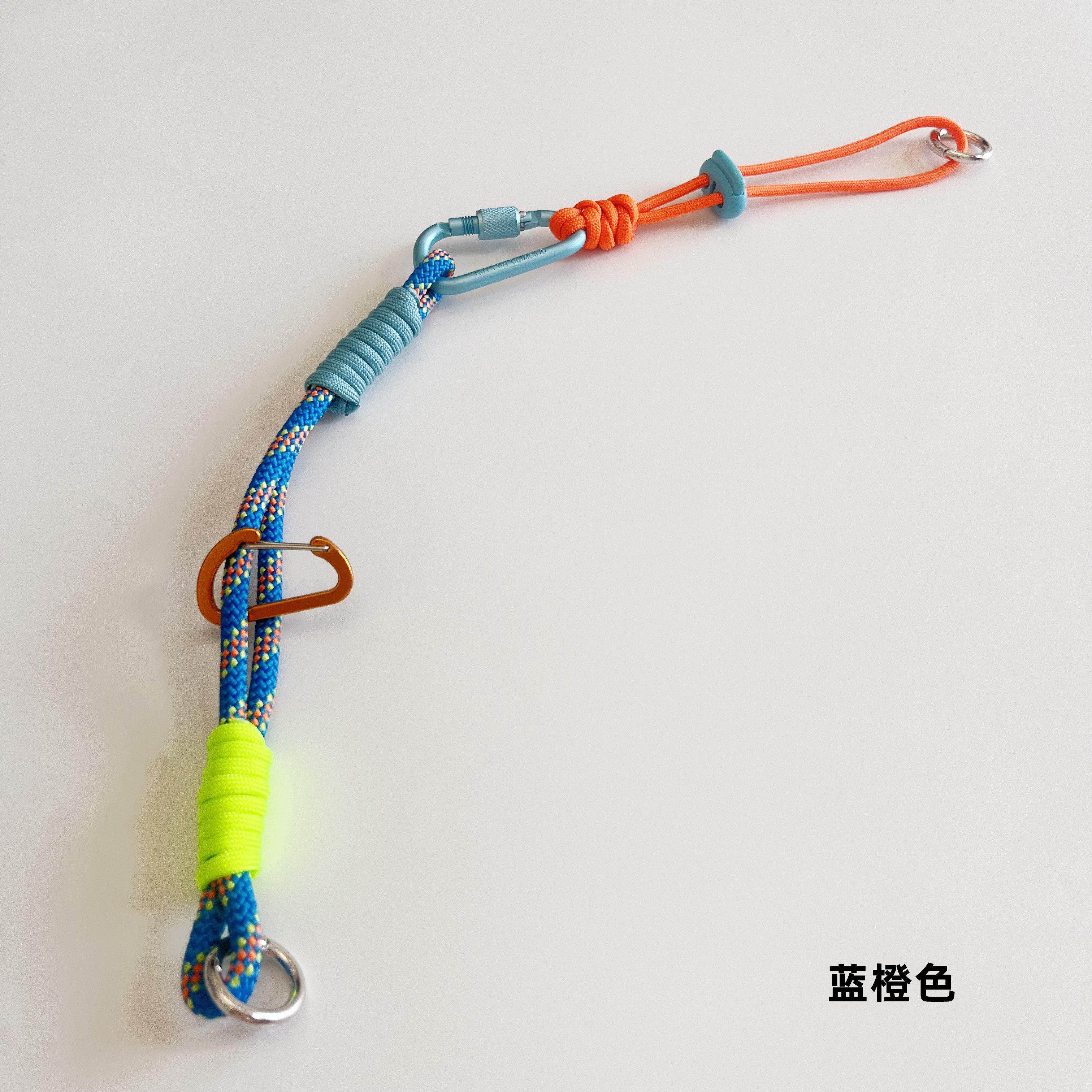 

Hand-woven Detachable DIY Bag Strap Tactical Multifunction Outdoor Hiking Camping Water Bottle Lanyard Anti-Loss Hanging Rope length50cm