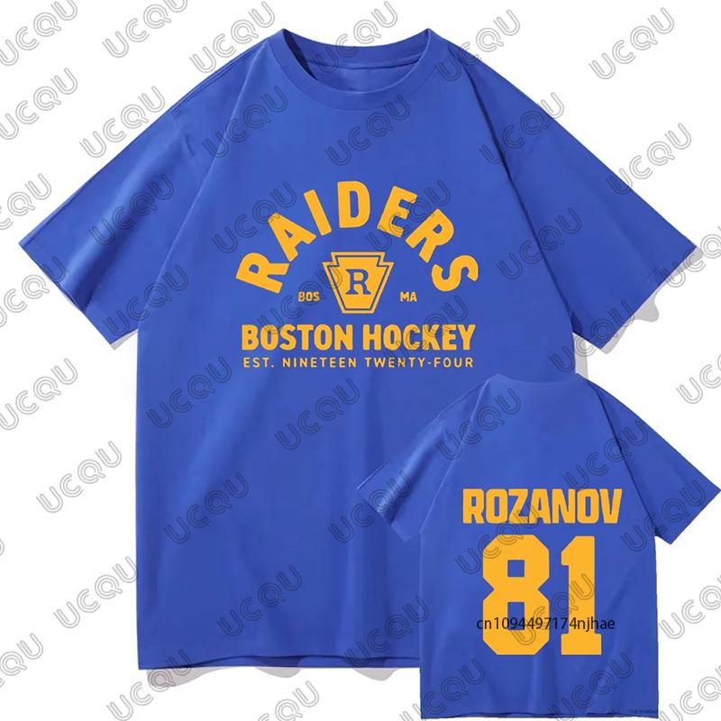 Llya Rozanov 81Bos Raiders Trička TV Horký Rivalita Potisk Dámské Bavlněné Tričko Letní Krátký Rukáv Módní Streetwear Unisex Top