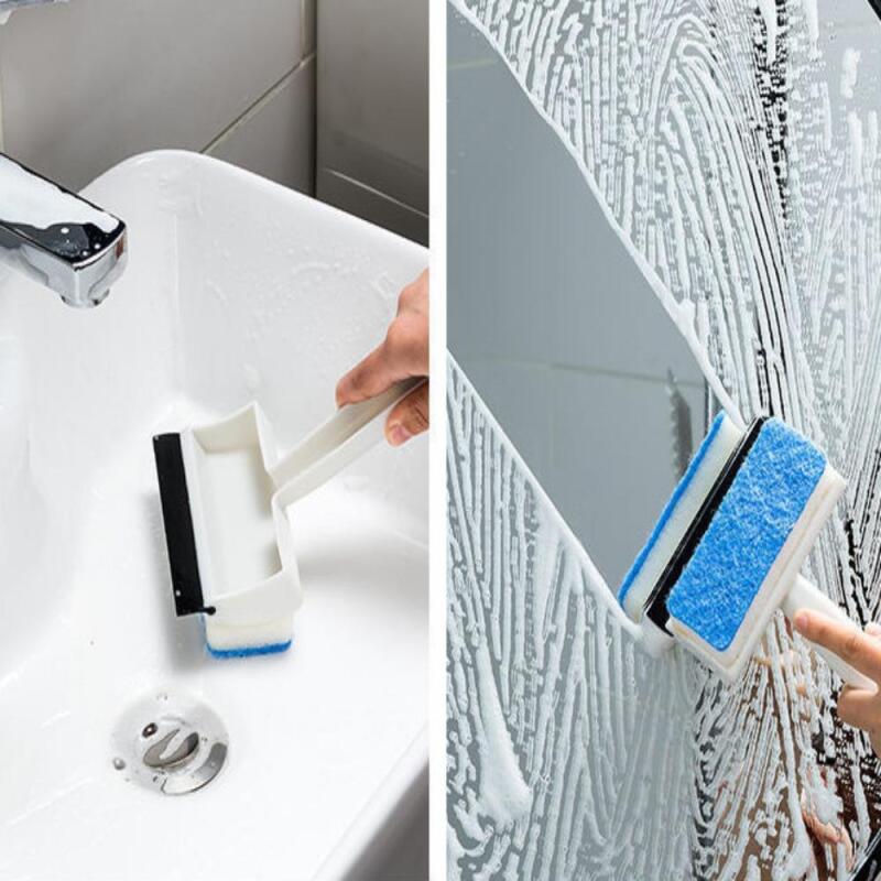 Mirror Cleaning Sponge Mini Squeegee Bathroom Cleaning Glass Cleaning sponge squeegee