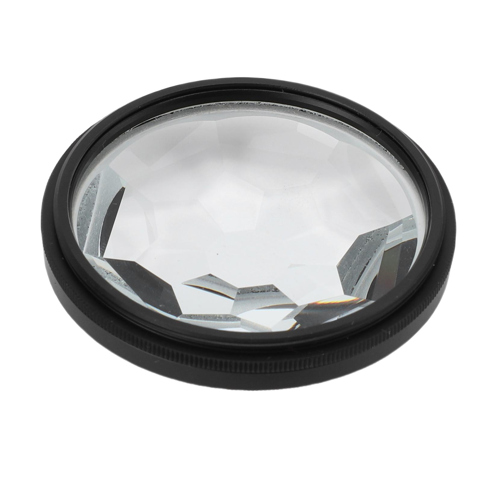 Filtre Kaléidoscope pour Caméra Verre Optique Haute Transmittance Objectif de Caméra Filtre d'Effets Kaléidoscopiques gray - gray