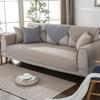 Slipcover Pure Color Simple Sofa Cushion Direct Factory Sale Cotton Washed Fabric Anti Slip All Season Cover