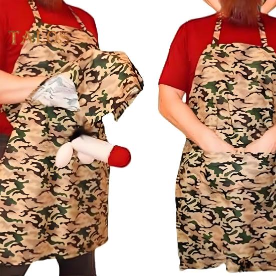 Funny Surprise Gag Gift Apron for Men Adjustable Straps Waterproof BBQ Cooking Apron for Dad Grandpa Father's Day Birthday Christmas Gift