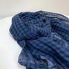 Spring/Summer Checkered Linen Women's Scarf