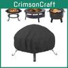 Versatile Modern Style Fire Pit Cover Made Of 210d Oxford Fabric For Outdoor Use