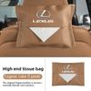 2026 Hot Interior Stickers Car Tissue Box Organizer Tissue Bag For Lexus GX470 CT200H IS300H IS200 IS250 RX350 RX GX460 NX200 NX WA1