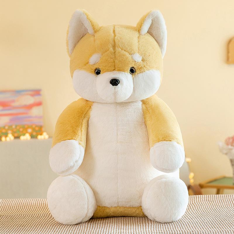Animal doll Lazy cat, sitting panda Husky Shiba Inu big throw pillow doll plush toy
