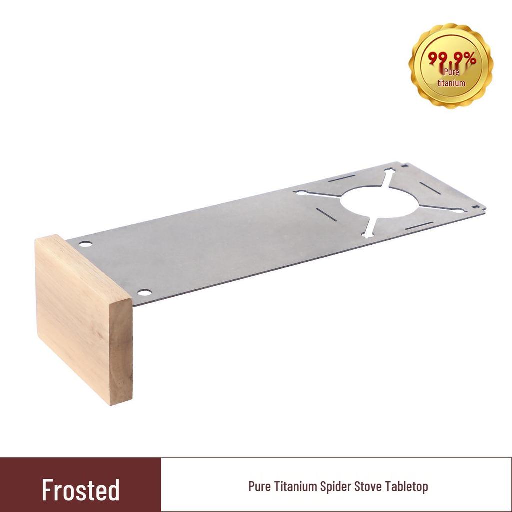 Lightweight Pure Titanium Outdoor Table: Portable, Spider Stove-Compatible, Camping & Picnic Essential