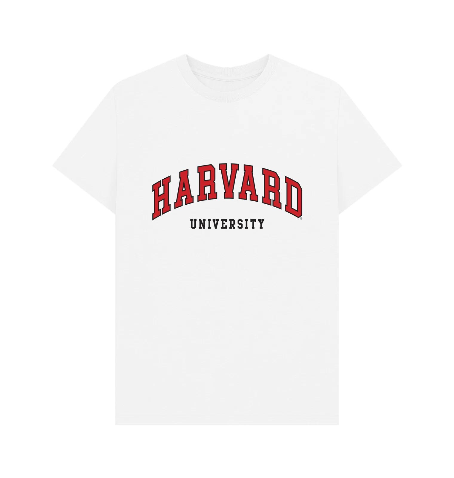 PREMIUM OFFICIAL Harvard University Harvard University Unisex T-Shirt White 4XL