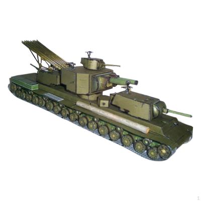 1/50 Ussr Armoured Fighting Vehicle Handmade Enthusiast Gift Russian Tank Model Heavy Paper