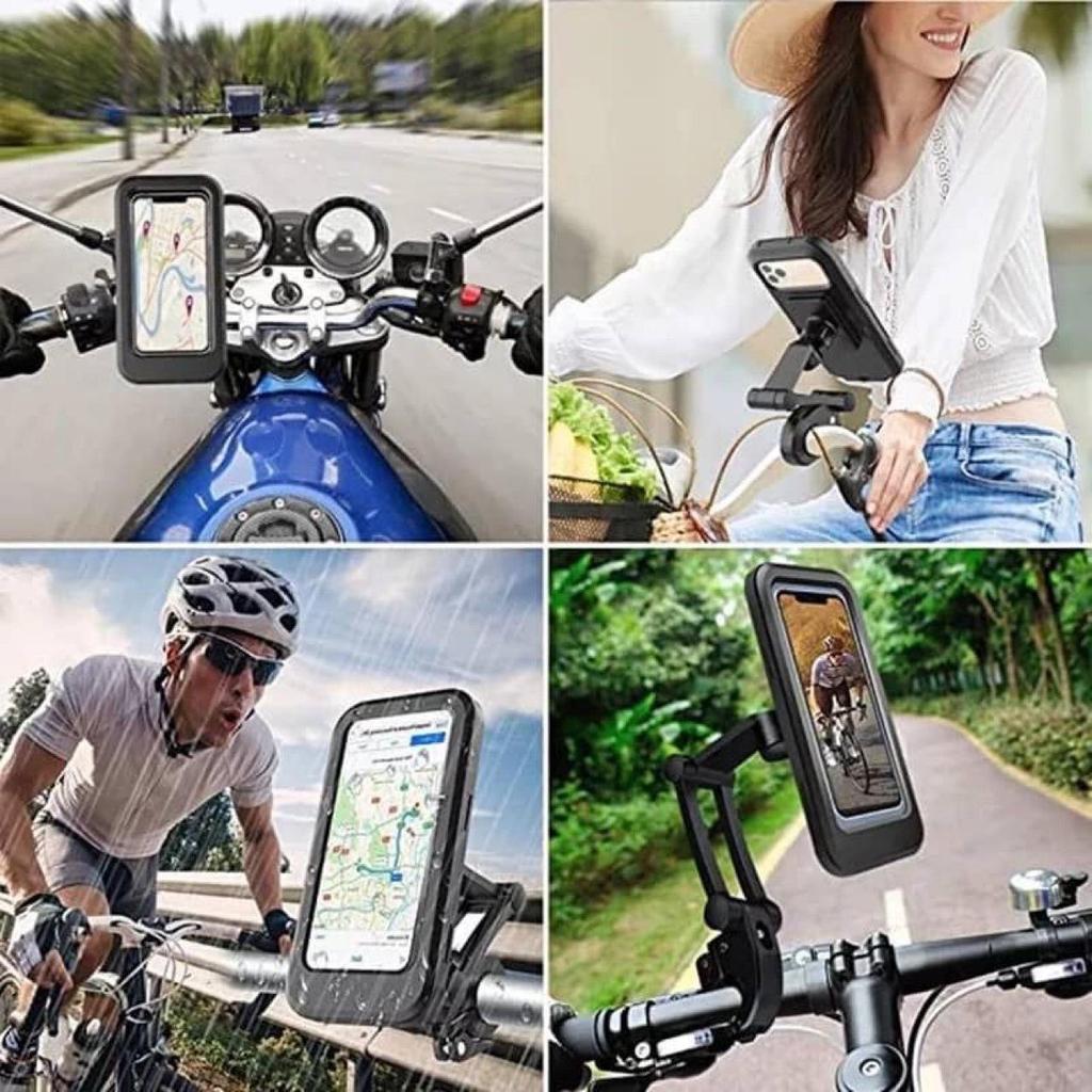 Rainproof & Waterproof Mobile Phone Holder for Electric Bikes and Motorcycles
