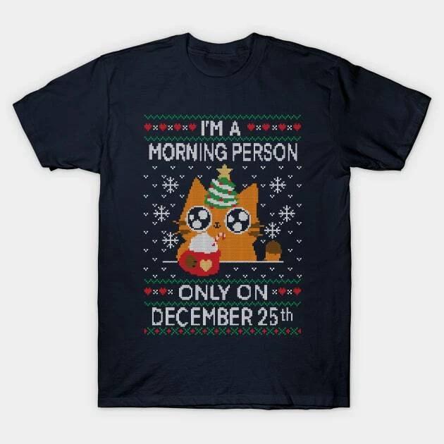 Happy Christmas Morning Made in Australia T-Shirt S