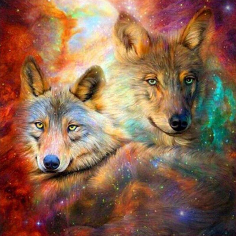 Kit Diamond Painting Renard 5D - 30x40cm - Broderie Strass DIY Pour Débutants Et Enfants - Décoration Murale