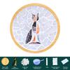 Heat-resistant Cup Mat Fruit/Animals Mosaic Coasters Handmade DIY Bamboo Mica Pad Creation Handicraft