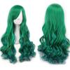 Farbverlauf Cosplay Perücke Langes Lockiges Haar Damen Lolita Harajuku Stil Anime Kostüm