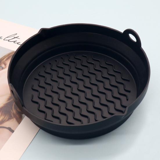 Baking Pan with Double Handle Not Sticky Foldable Silicone Dining Room Oven