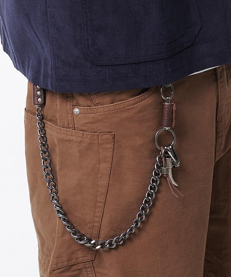 ARTISTWEAR [2Colors] Horn Point Pendant Chain Keyring