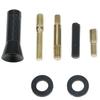 Car Accessories 3.5cm Car Styling Roof Antenna Enhanced Signal Carbon Fiber Screw Metal Short Stubby Mast Antenna Universal