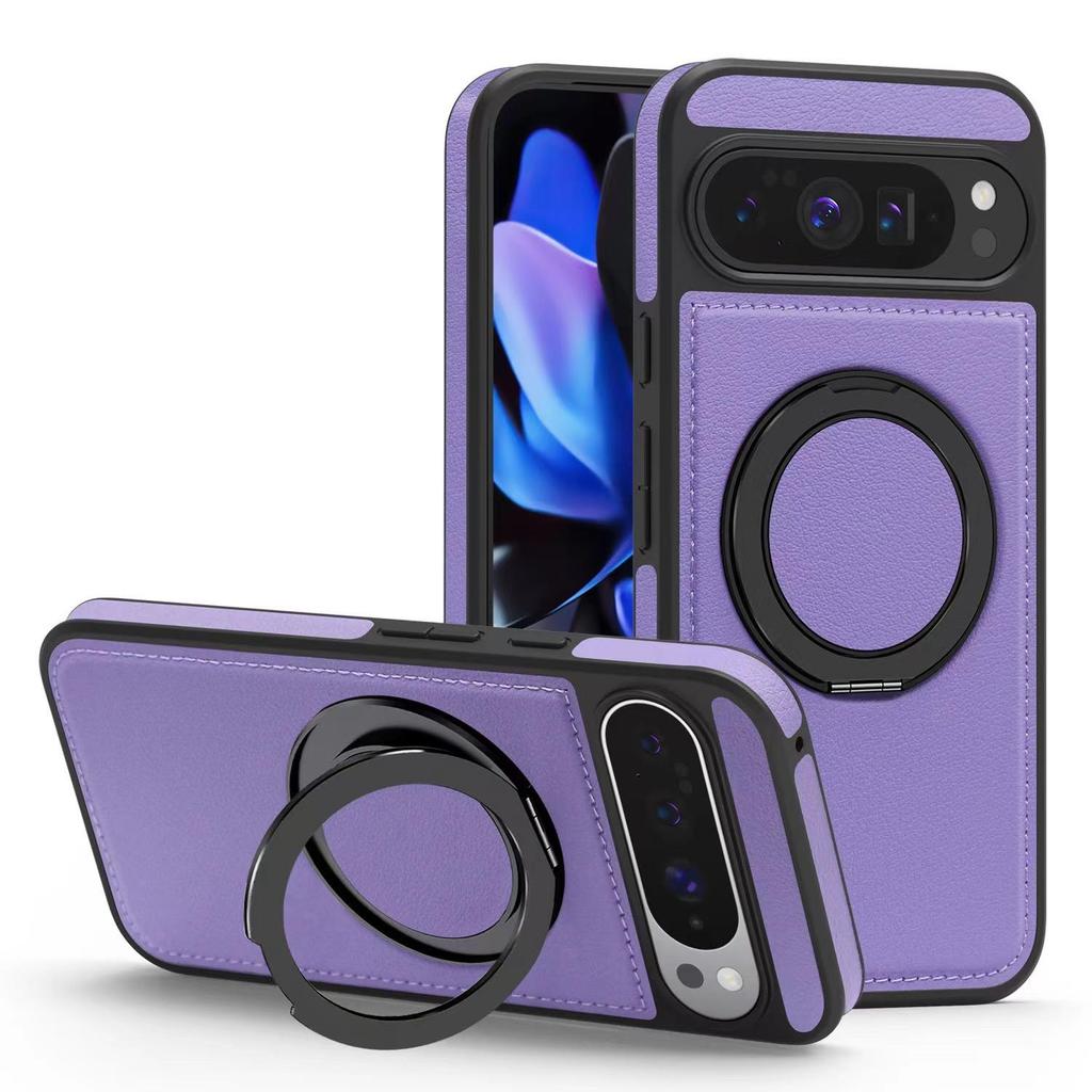 Yashi 360 Magnetic Stand for Google Pixel 9A Leather Protective Case - 10ProXL Model