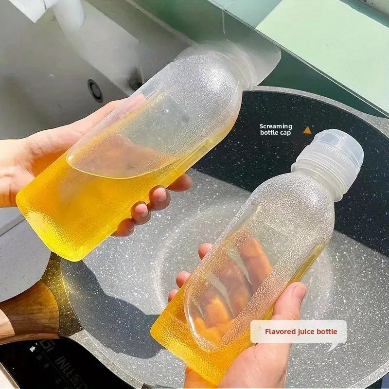 Kitchen Seasoning Oil Bottle Squeeze Fill Oil Sauce Vinegar Bottle Leak-Proof Household Seasoning Sauce Tank Squeeze Bottle