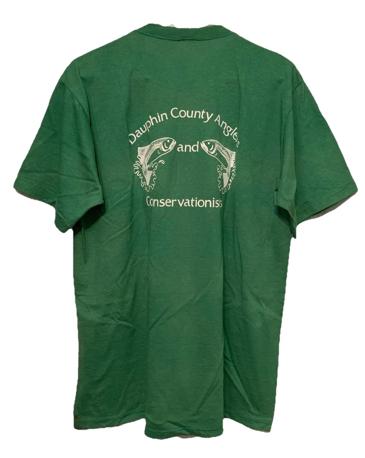

Vtg Dauphin County Anglers & Conservationist T-Shirt Men’s XL Single Stitch USA S