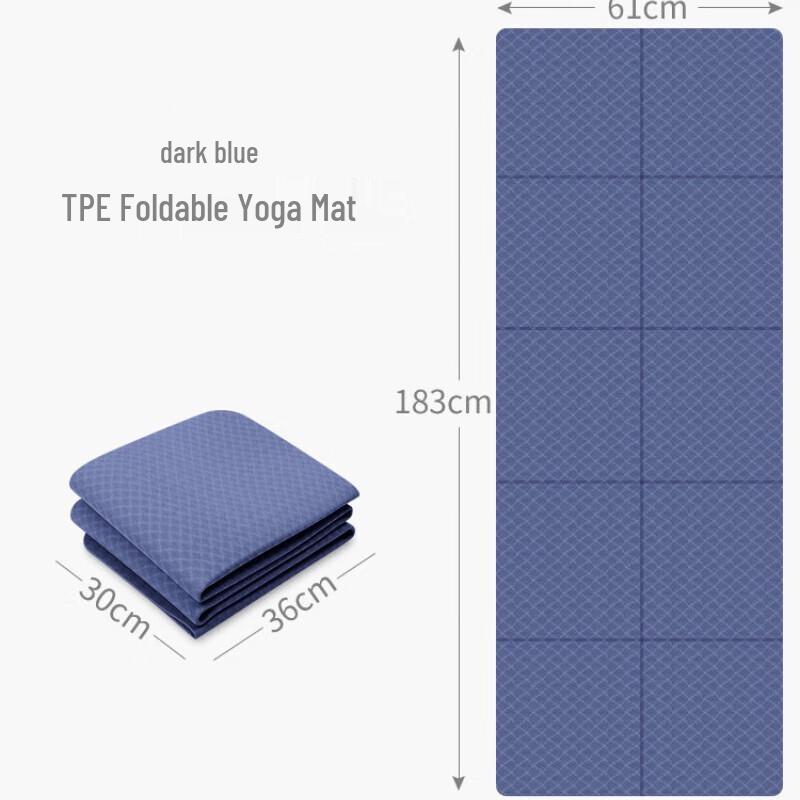 Anti-Slip TPE Folding Yoga & Fitness Mat