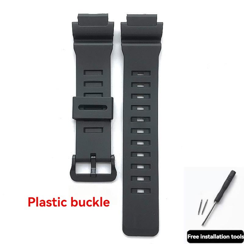 WS-1400 Silicone Bracelet for Casio WS-1400H WS-1300 WS-2100 AE-1500 Watch Strap MW610 MWD110 Resin Rubber Waterproof Watchband