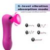 Mini Suction Vibrator Breast Massager Silicone Clitoral Stimulator with Multi-Frequency Modes Whisper-Quiet Waterproof Discreet Adult Toy