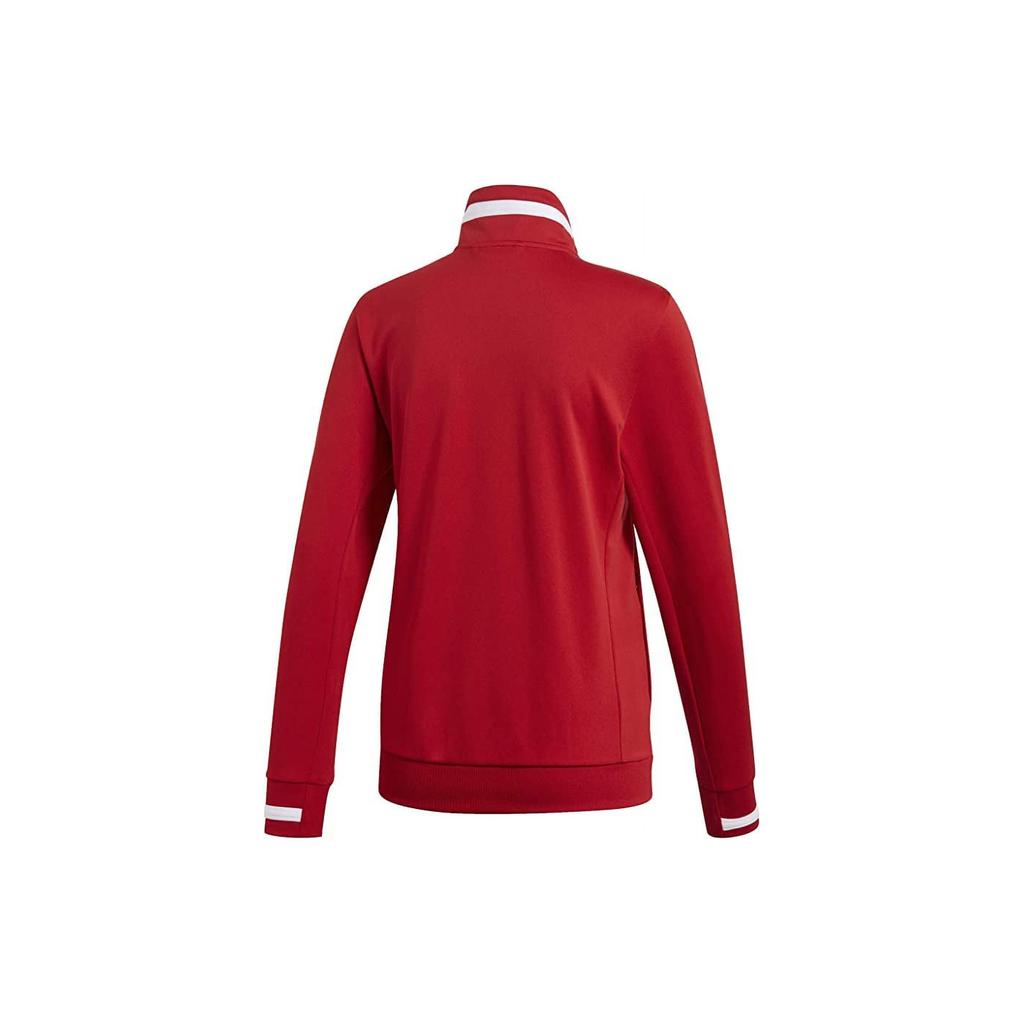 Adidas Stand Collar Zip Design Logo Print Jacket Women Jackets Red White DX7326