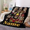 Custom Name "Night Ops: Shadow Warrior" Blanket for Couch & Bed, Plush Cozy Fuzzy Blanket Super Soft & Warm Blankets for Fall and Winter. 0908201