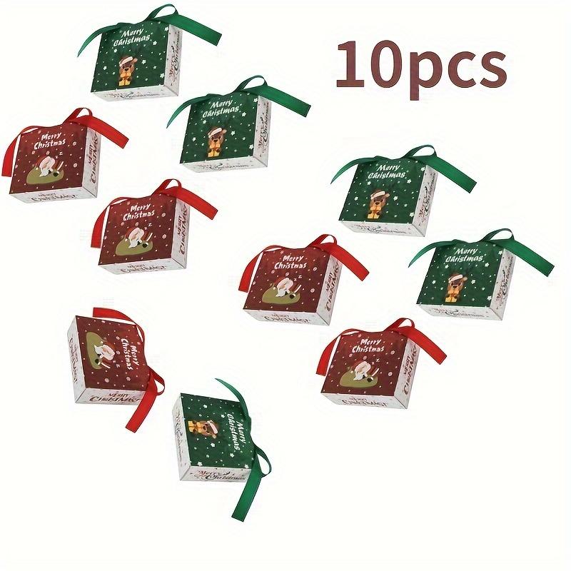 

10pcs Christmas Candy Star Candy Gift Box Christmas Decorations Business Supplies S