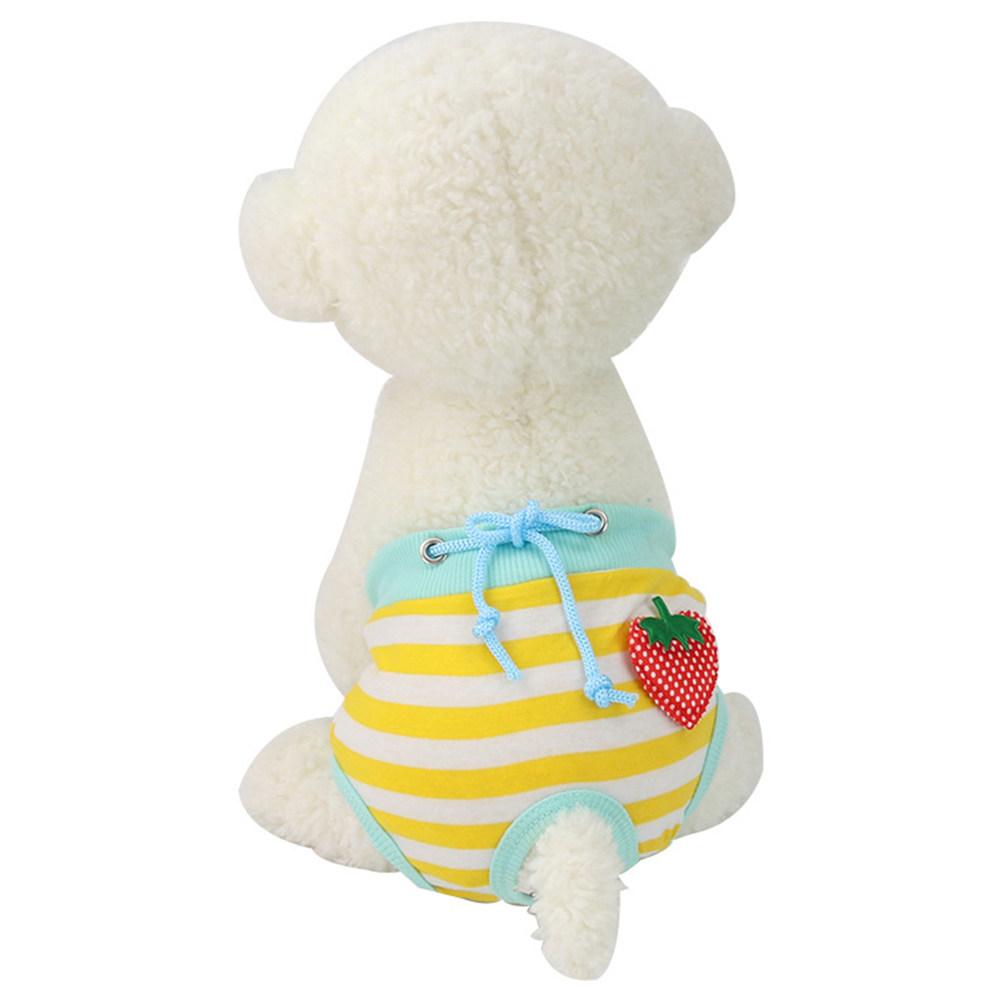 Pet Physiological Pants S Size Cotton Material Comfortable Fit Dog Diapers for Females Leak Proof Reusable Sanitary Solution