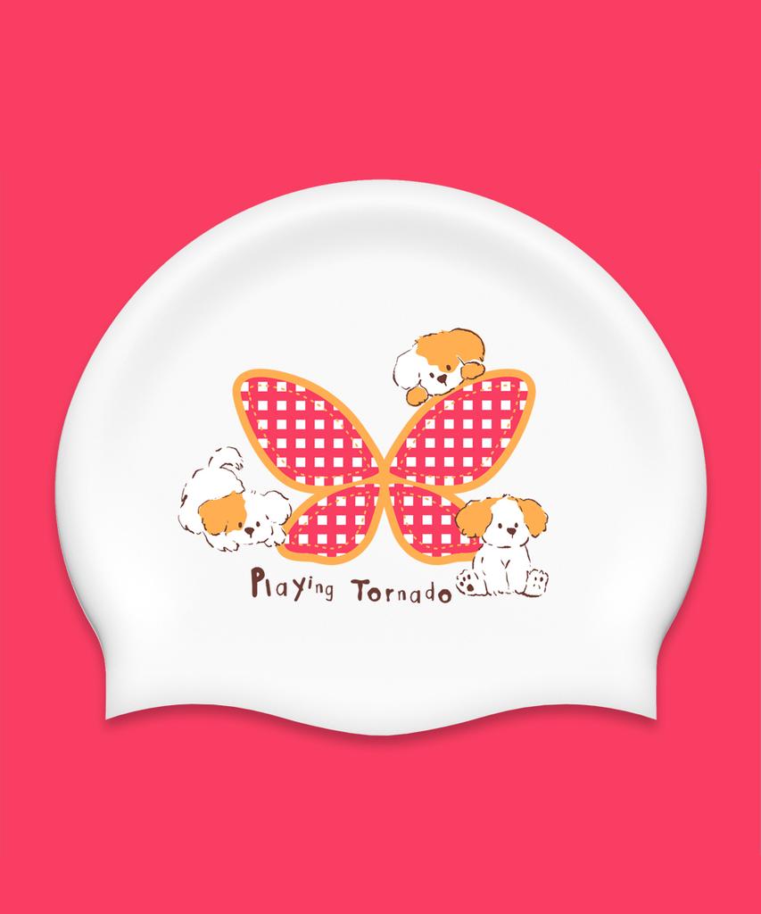 Toneidoseupocheu Meltgarden Silicone Swim Cap Red