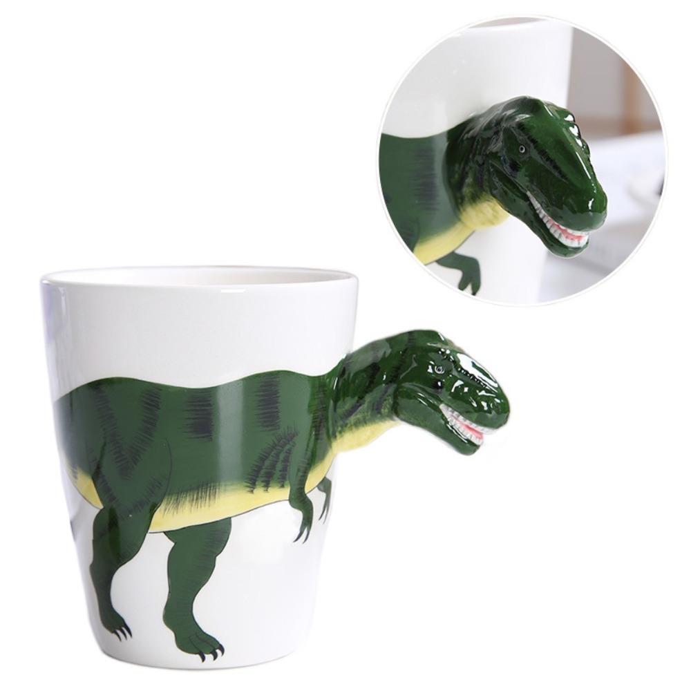 3D Animal Shape Handle Animal Shape Ceramic Cup Hand Painted Animals Mug  Living Room