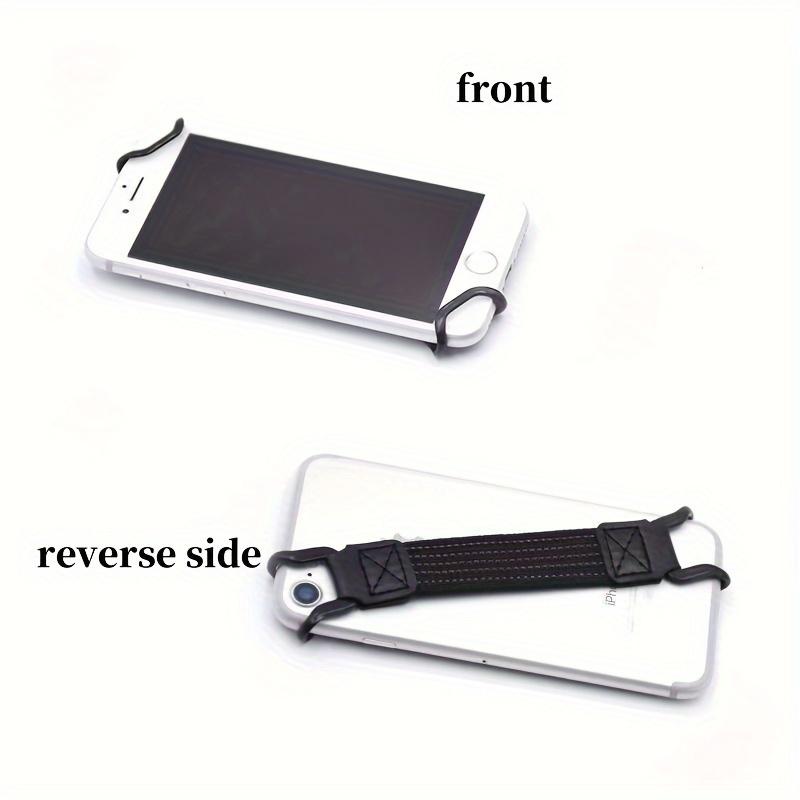 A Phone Drop-Resistant Strap with an Elastic Holder, Designed for One-Handed Operation, Featuring a Creative Anti-Slip Grip