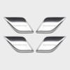 Fit For Benz EQE EQS - Silver Titanium Inner Door Bowl Cover Trim 4PCS