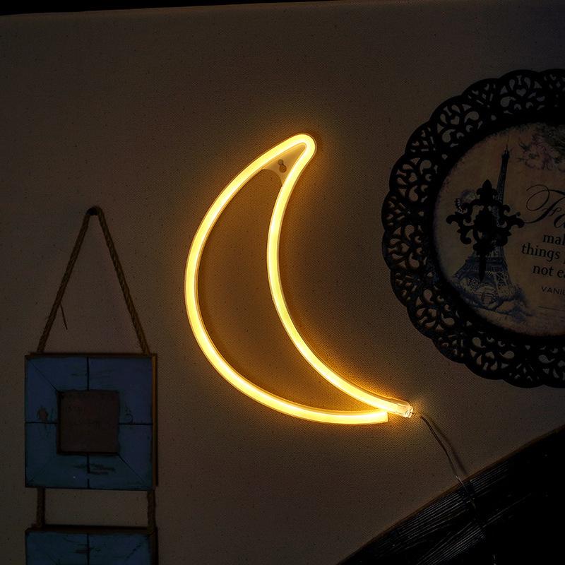 Wandleuchte in Alienform mit Neon-LED - Feiertagsatmosphäre & Liebesdekorationsstreifen