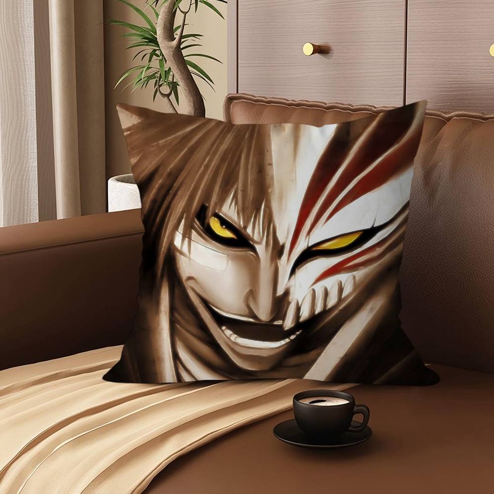 K-Kurosaki Ichigo Cartoon Animation Pillow Cover Sofa Cushion Cover Home Room Decoration Children Gift
