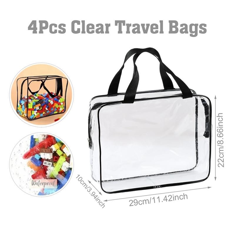 

Водонепроницаемая прозрачная косметичка для женщин, косметичка для путешествий, прозрачный органайзер на молнии для макияжа, органайзер для мытья посуды, набор не...