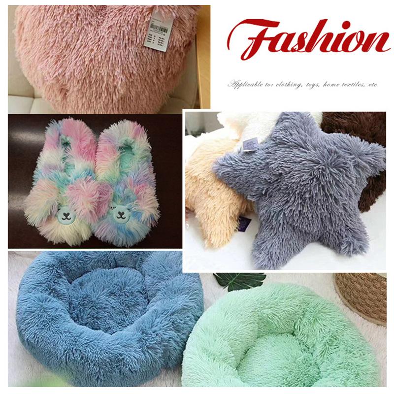 100cm*165m Tecido de pele de lã de imitação Tecido de pele sintética para costura DIY Roupas Chapéu Bolsa Material Foto Fundo Decoração Pano