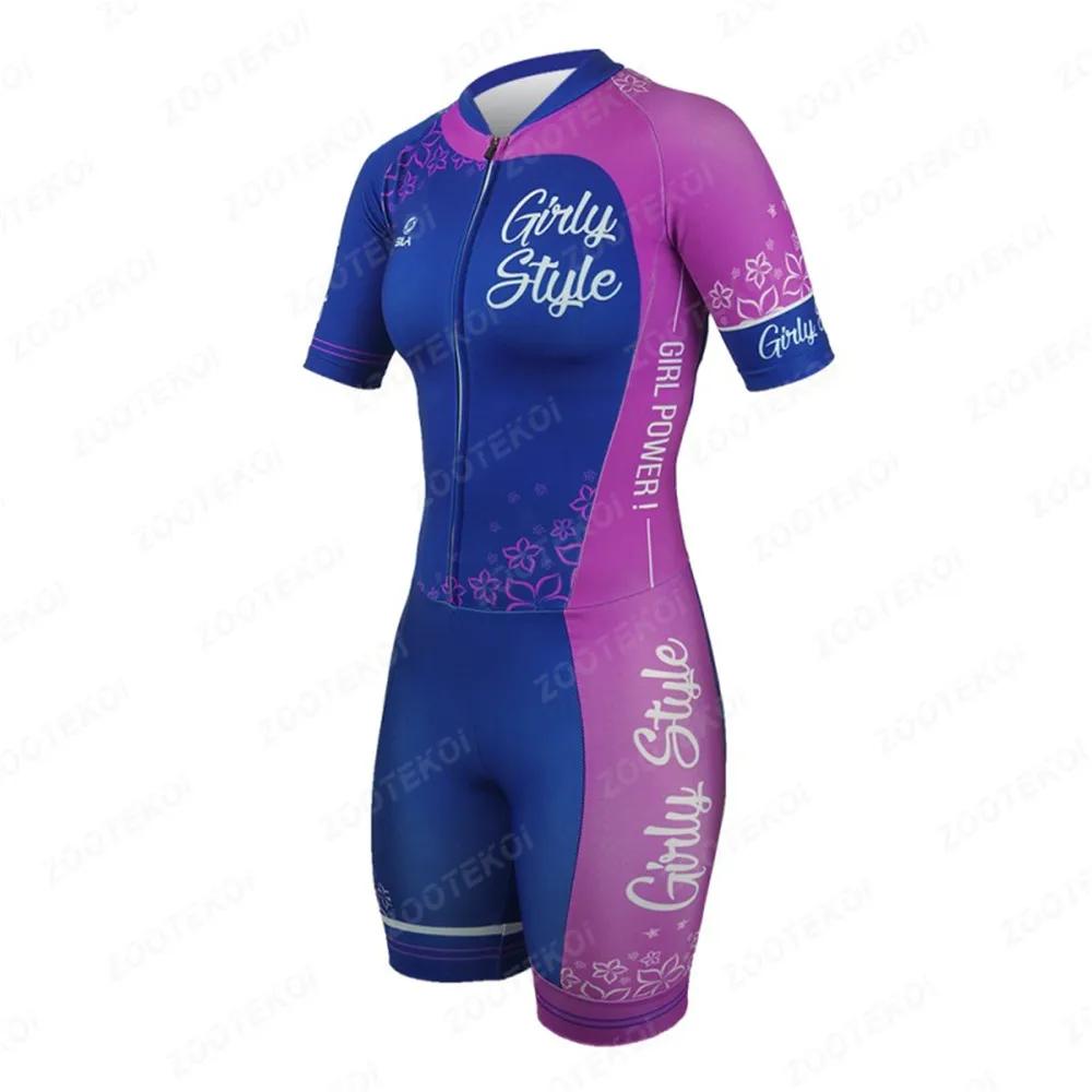 Sila Męska Koszulka Rowerowa Triathlon Sportowy Garnitur Tri Ciclismo Hulajnoga Wrotki Łyżwiarstwo Szybkie Letni Rower MTB Zespół Ubrania Wyścigowe