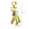 Soft Giraffe Animal Handbells Rattles Plush Infant Toddler Car Bed Hanging Toy Baby Early Education Development Handle Toys