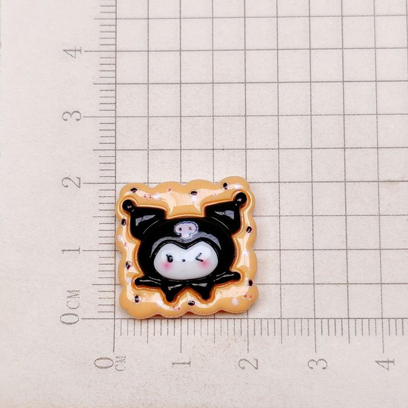 10 Pcs New Mini Kawaii Cartoon Skull Head Animal , Bow, Cake Resin Scrapbook Diy Jewelry Children Gift Hairpin Accessories A25