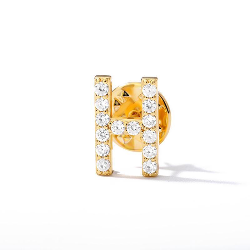 A-Z Letter Brooches For Women Initial Name Brooch Pins For Suit Shirt Collar Accessories   Brooch Jewelry