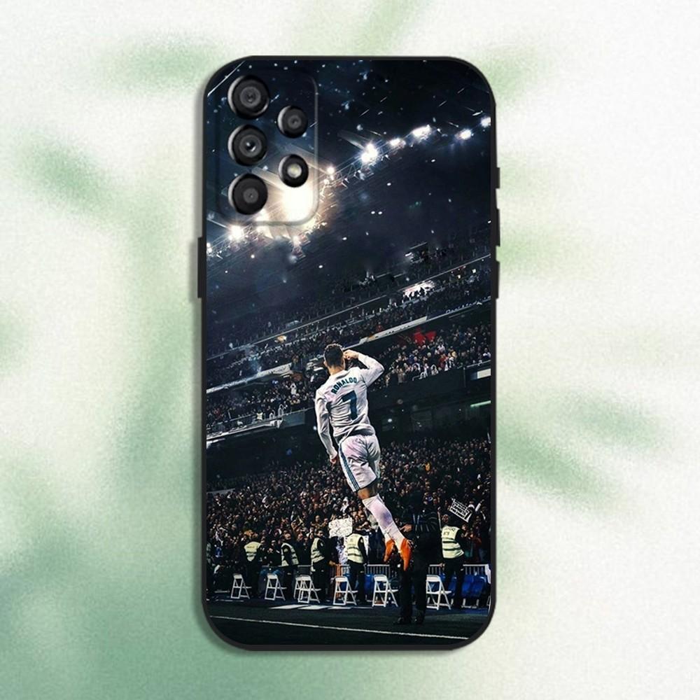 CR7 Football Star R-Ronaldo-ES Phone Case For Samsung Galaxy A20,A21s,A22,A31,A32,A52,A53,A72,73,A80 Soft Black Cover