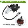 Front Left Driver Side Power Window Regulator Lift Motor for Nissan Quest MPV 2004-2009 No.742555/80731ZM70B 6 Pin Car Window Glass Lift Motor