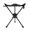 Folding Camping Stool 360 Degree Rotating Lightweight Triangular Portable Outdoor Small Chair for Hiking Fishing BBQ