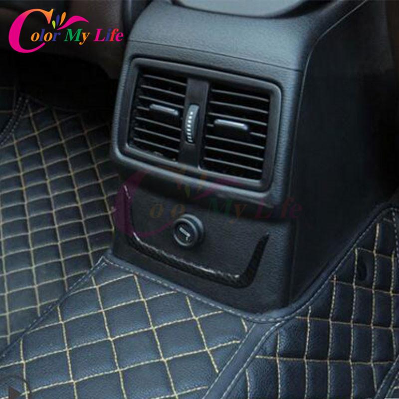 Car Rear Cigarette Lighter Decoration Trim Back Cigarette Lighters Sticker For BMW X1 F48 2016 2017 2018