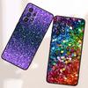 Shining creative patterns For Samsung A73 A72 A71 A55 A54 A53 A52 A51 A13 A22 A16 A15 A12 A14 A26 A07 5G Black Phone Case