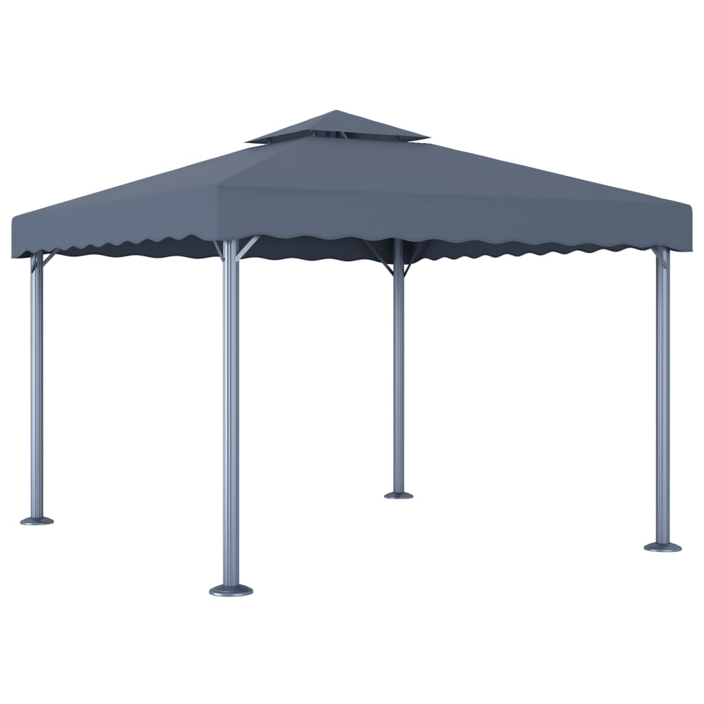 vidaXL Pavillon 300 X 300 Cm Anthrazit Aluminium